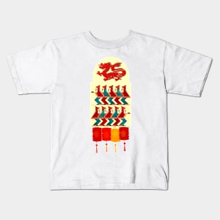 Chinese, paper lanterns and dragons Kids T-Shirt